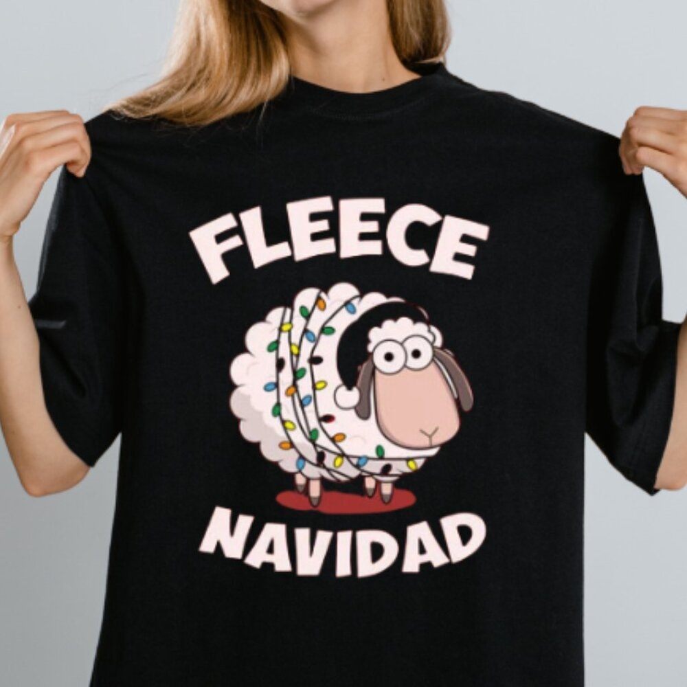 Funny Christmas T Shirt Fleece Christmas Gift Ideas - Picture 1 of 3